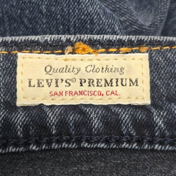 Levi’s‎ 512 Jeans Mens 30x30 (Fits 28x27) Blue Distressed Streetwear Denim - Picture 7 of 15